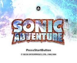 Sonic Adventure Title Screen